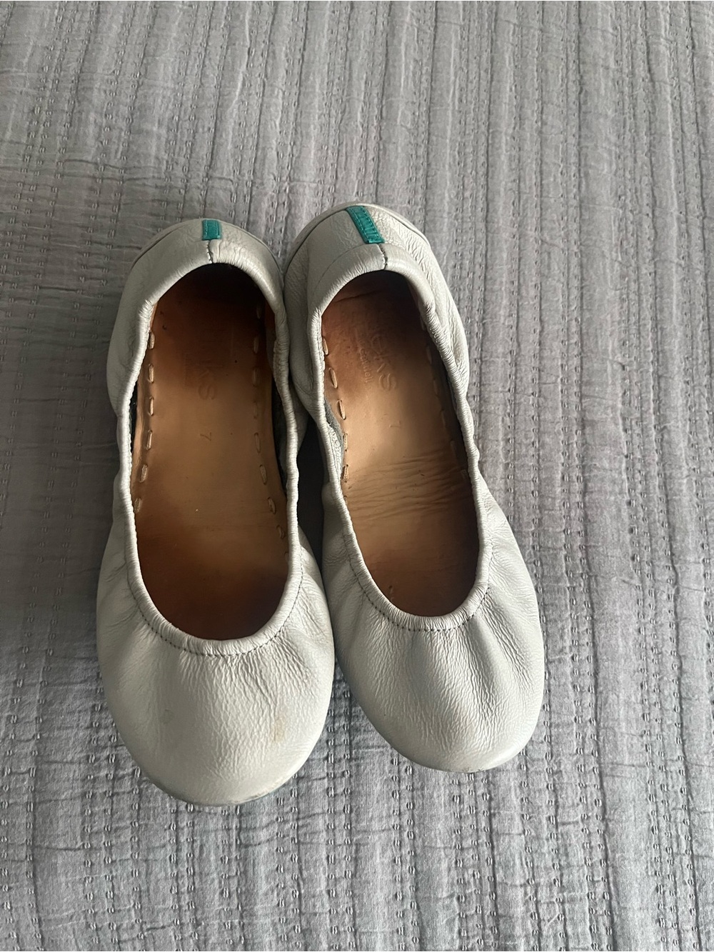 Feather Grey Tieks Flats